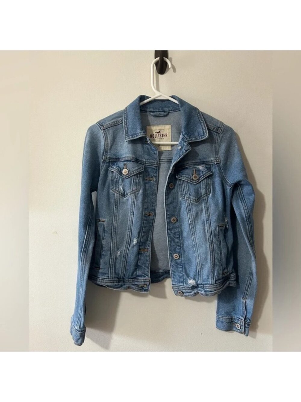 Hollister Light‎ Wash Jean  Jacket